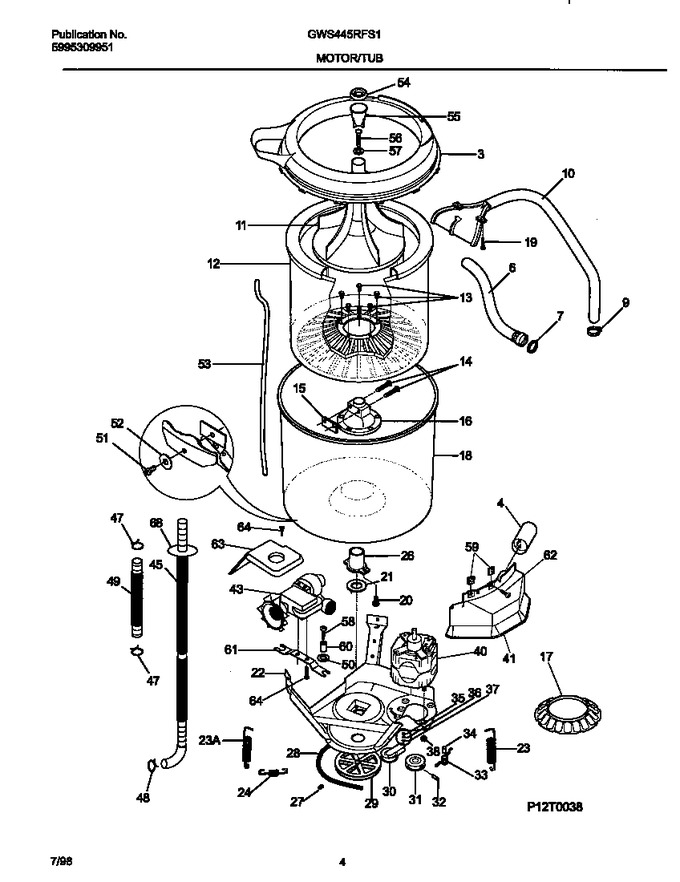 Diagram for GWS445RFS1