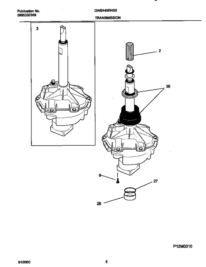 Diagram for GWS445RHS0