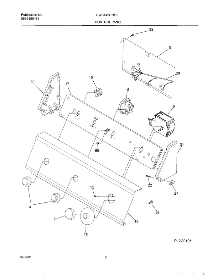 Diagram for GWS445RHS1