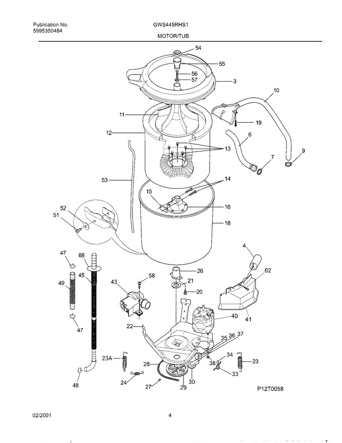 Diagram for GWS445RHS1