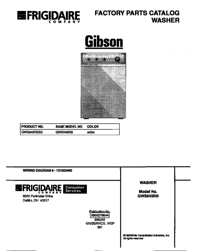 Diagram for GWS645RBS3