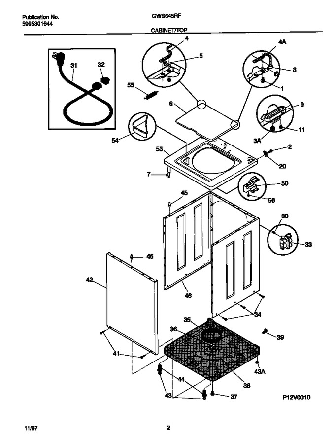 Diagram for GWS645RFS0