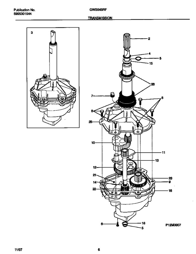 Diagram for GWS645RFS0