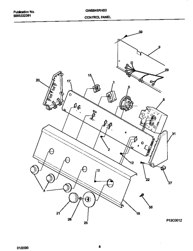 Diagram for GWS645RHS0
