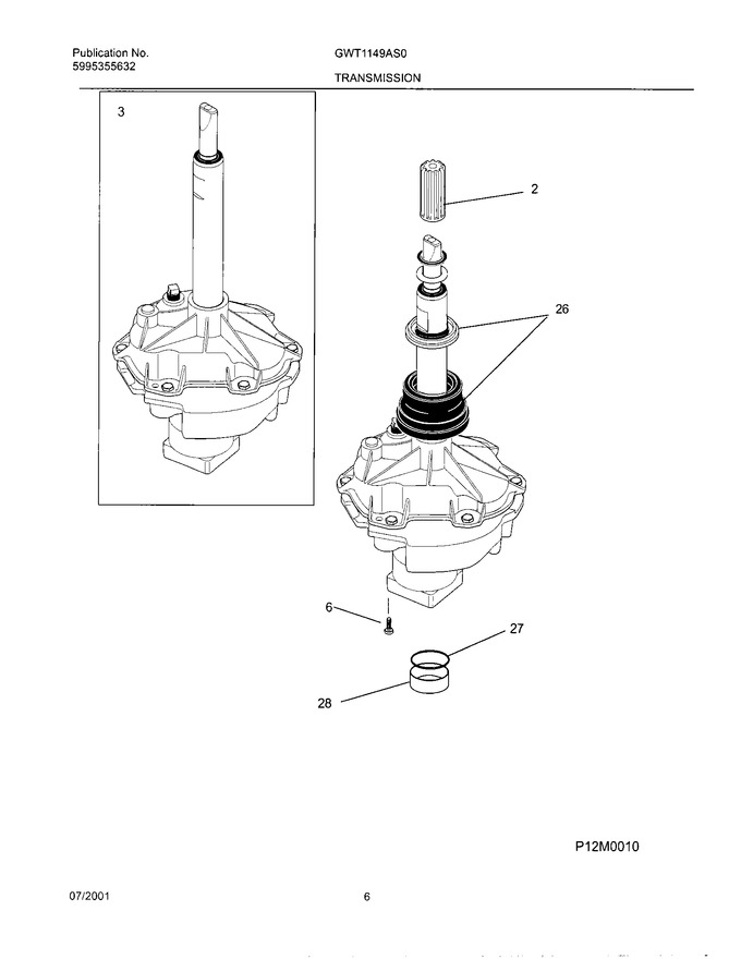 Diagram for GWT1149AS0
