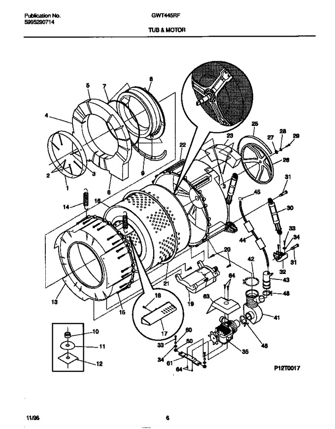 Diagram for GWT445RFS0