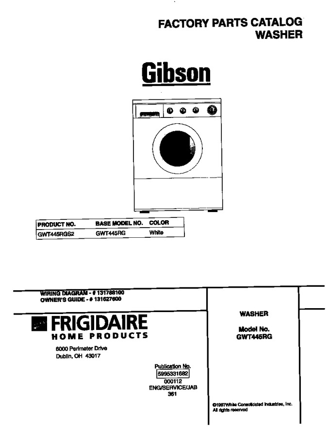 Diagram for GWT445RGS2