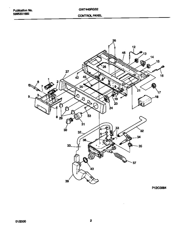 Diagram for GWT445RGS2