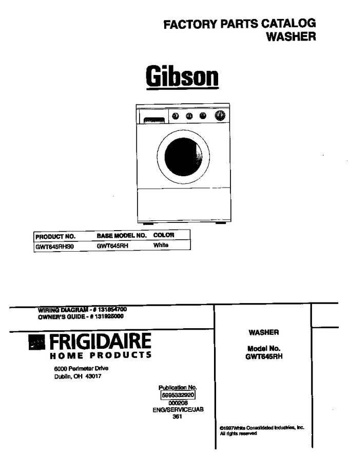 Diagram for GWT645RHS0