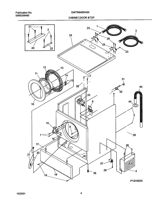 Diagram for GWTR645RHS0