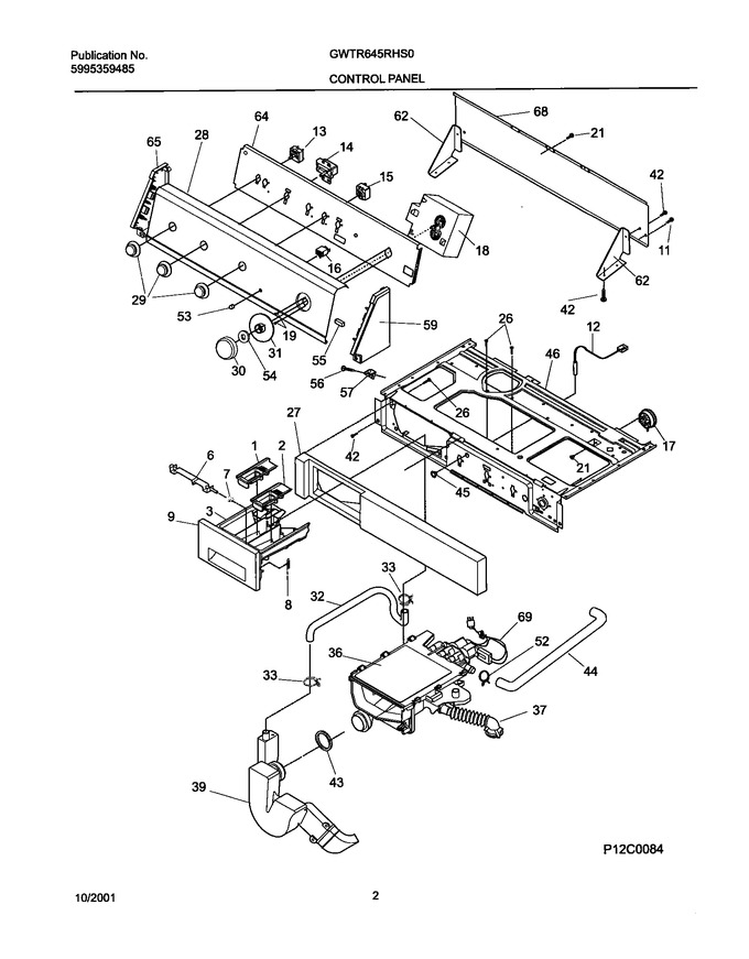 Diagram for GWTR645RHS0