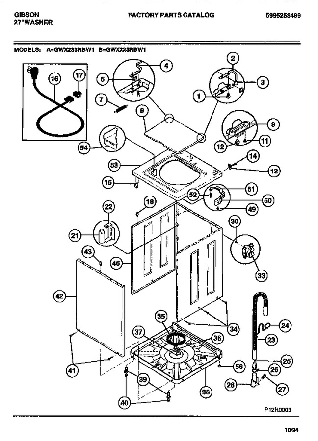 Diagram for GWX233RBD1
