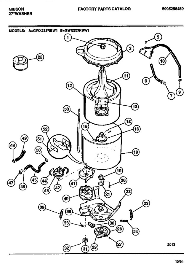 Diagram for GWX233RBW1