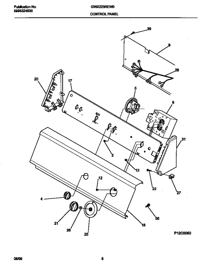 Diagram for GWX223REW0