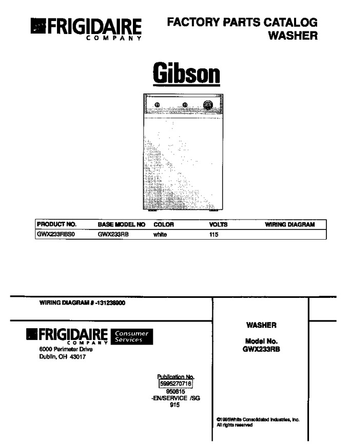 Diagram for GWX233RBS0