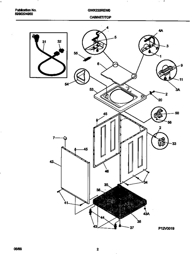 Diagram for GWX233REW0