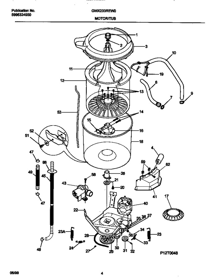 Diagram for GWX233REW0