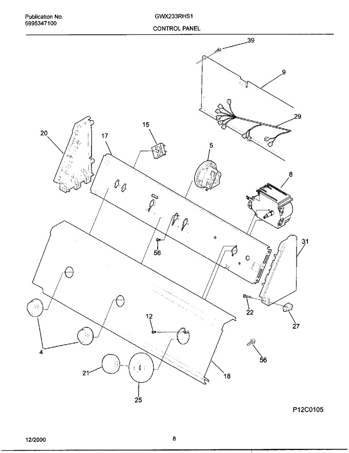 Diagram for GWX233RHS1