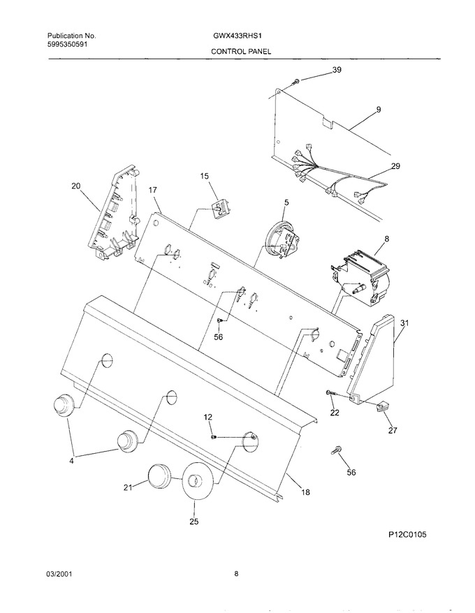 Diagram for GWX433RHS1
