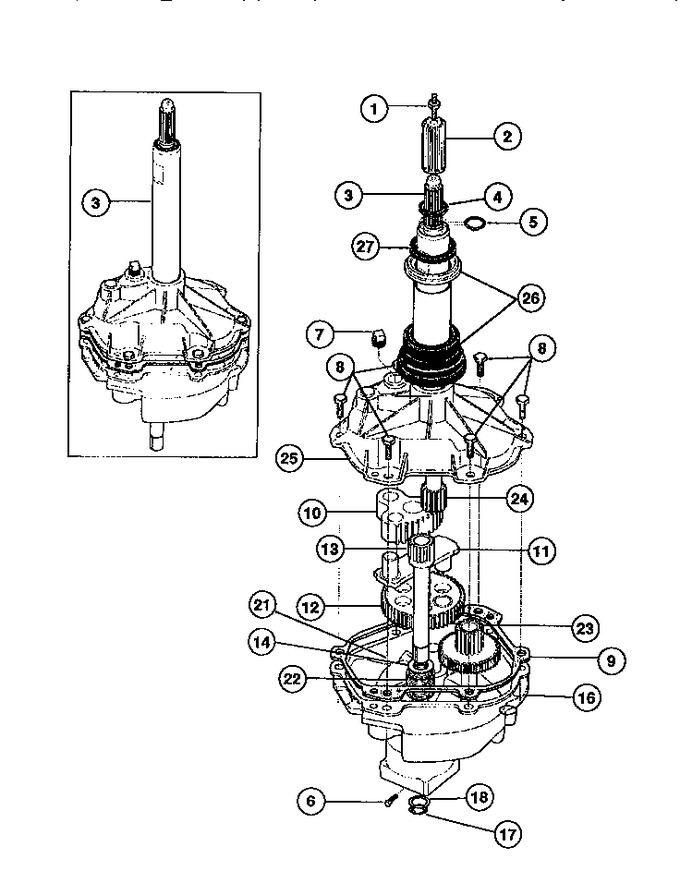 Diagram for GWX435RBW1