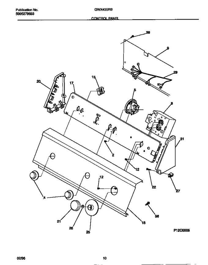 Diagram for GWX435RBD4