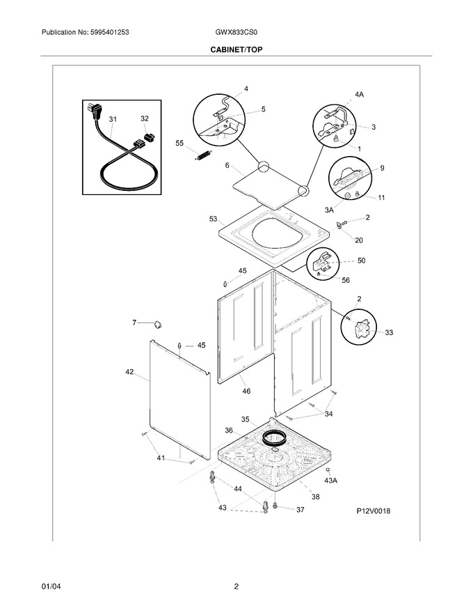 Diagram for GWX833CS0
