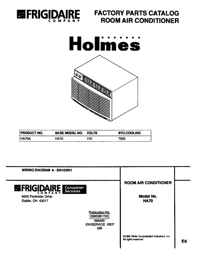 Diagram for HA70A