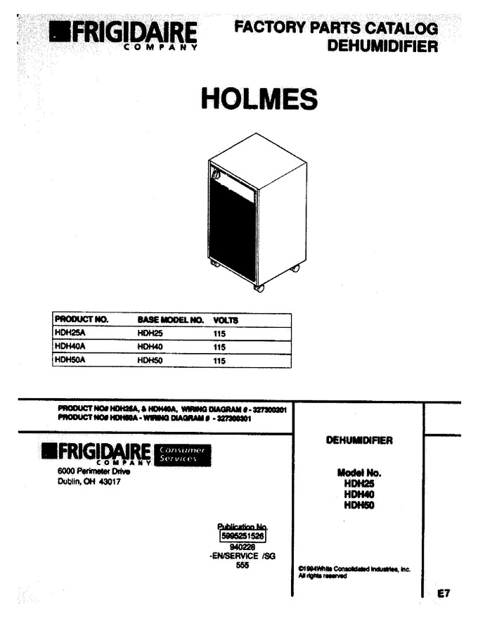 Diagram for HDH25A