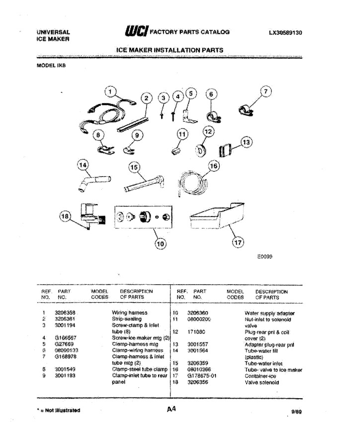 Diagram for IK8 (M-1)