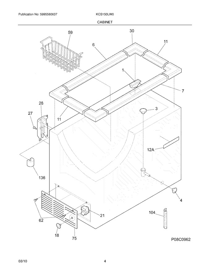 Diagram for KCS150LW0