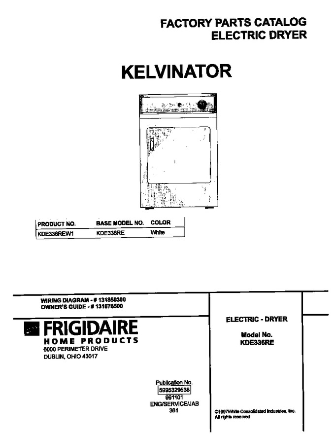 Diagram for KDE336REW1