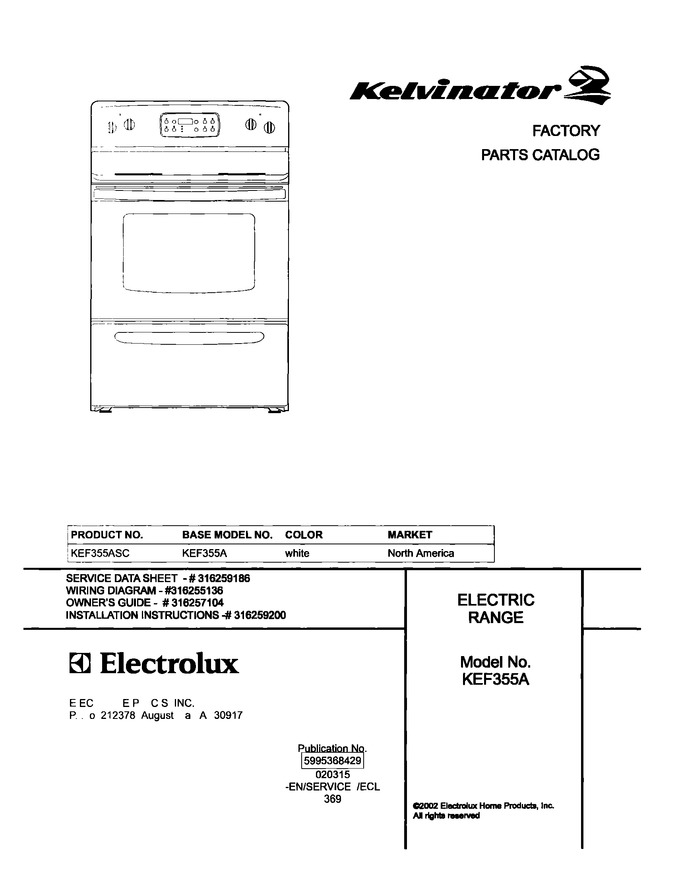 Diagram for KEF355ASC