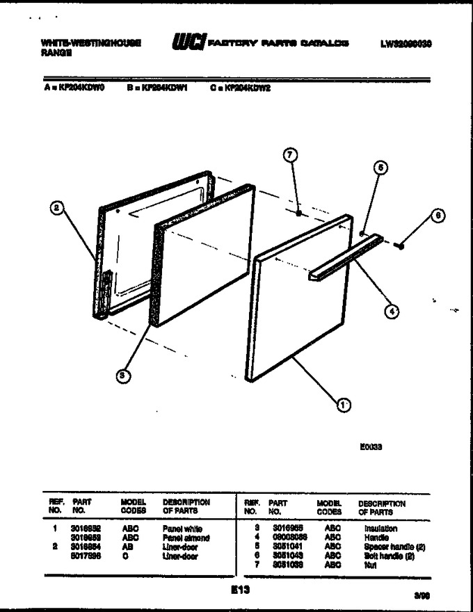 Diagram for KF204KDD0