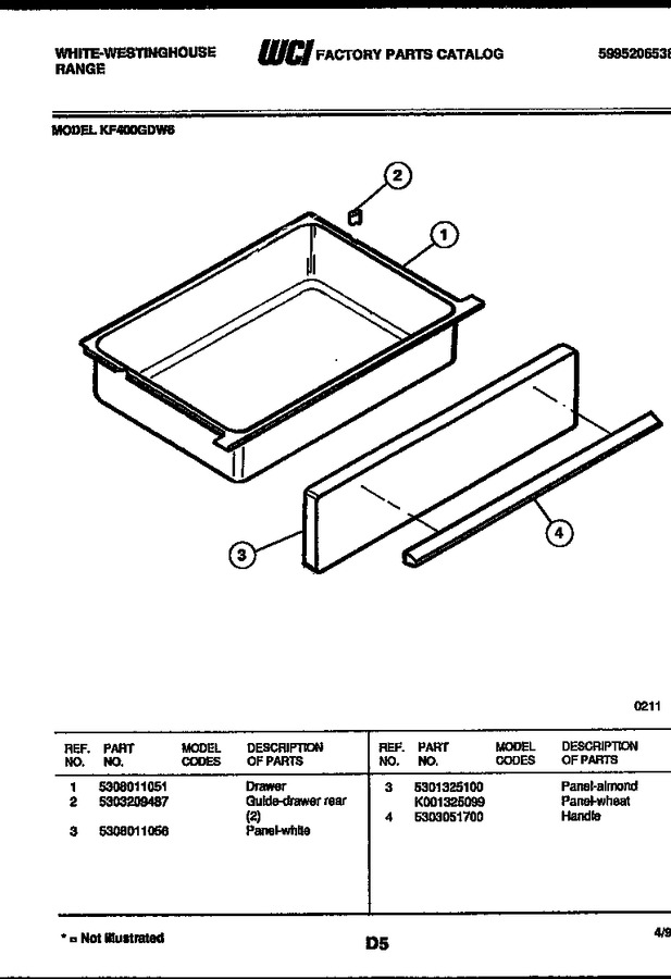 Diagram for KF400GDW6
