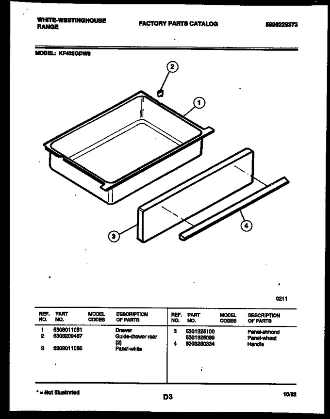 Diagram for KF420GDW8