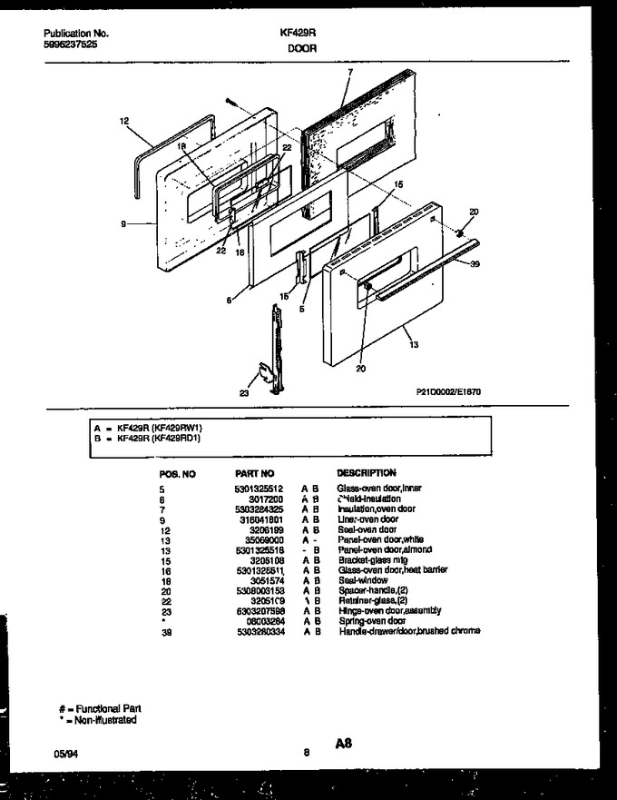 Diagram for KF429RW1