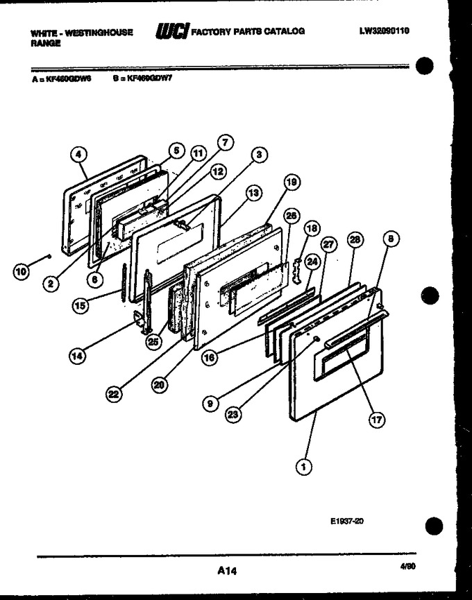 Diagram for KF460GDH7