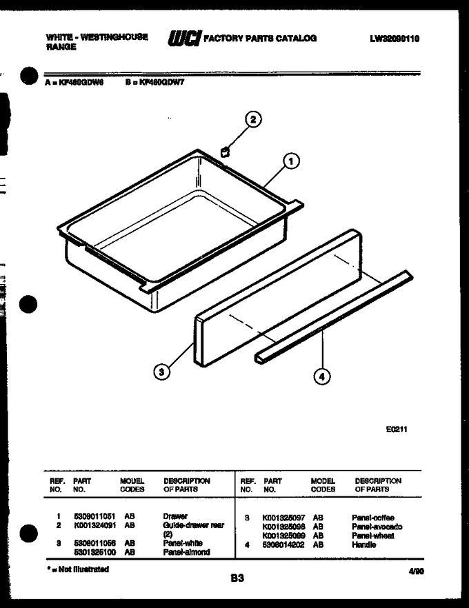 Diagram for KF460GDH7