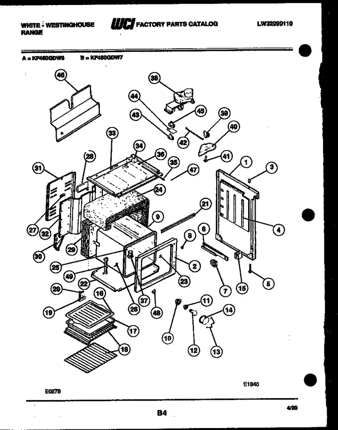 Diagram for KF460GDF7