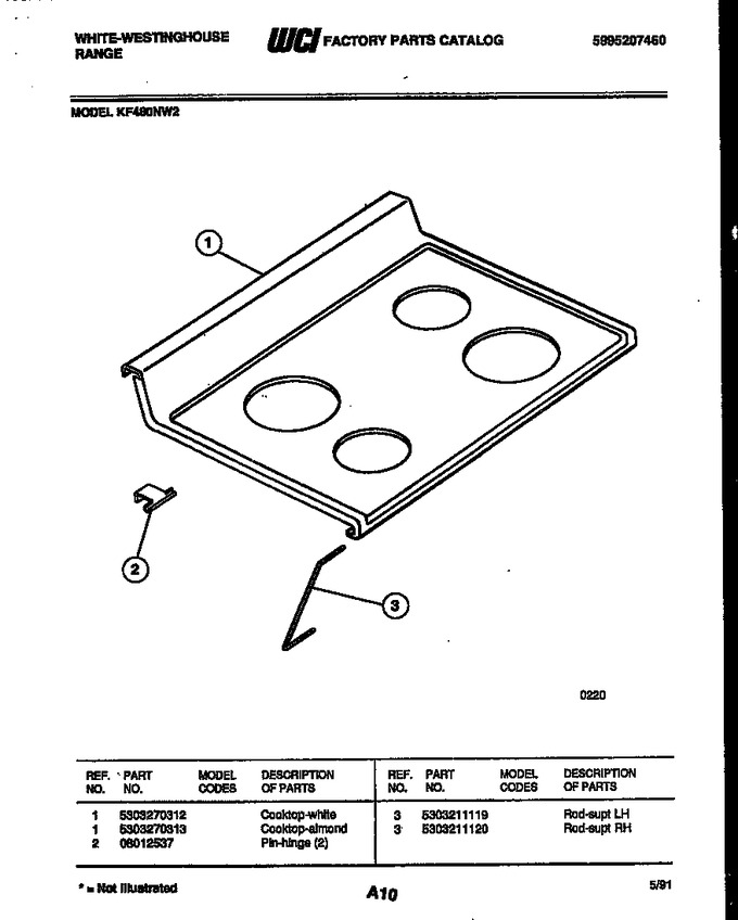 Diagram for KF480NW2