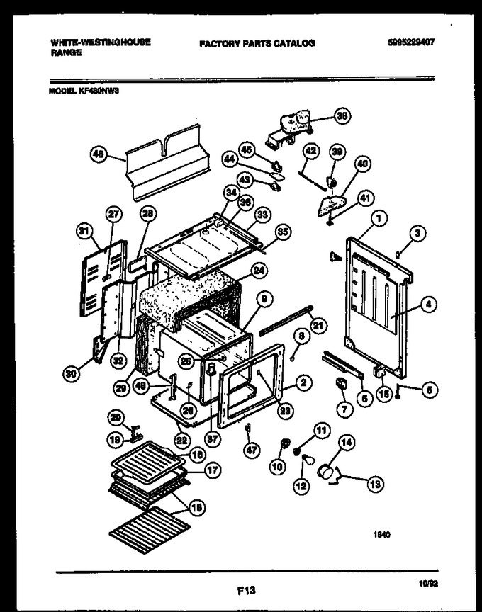 Diagram for KF480ND3