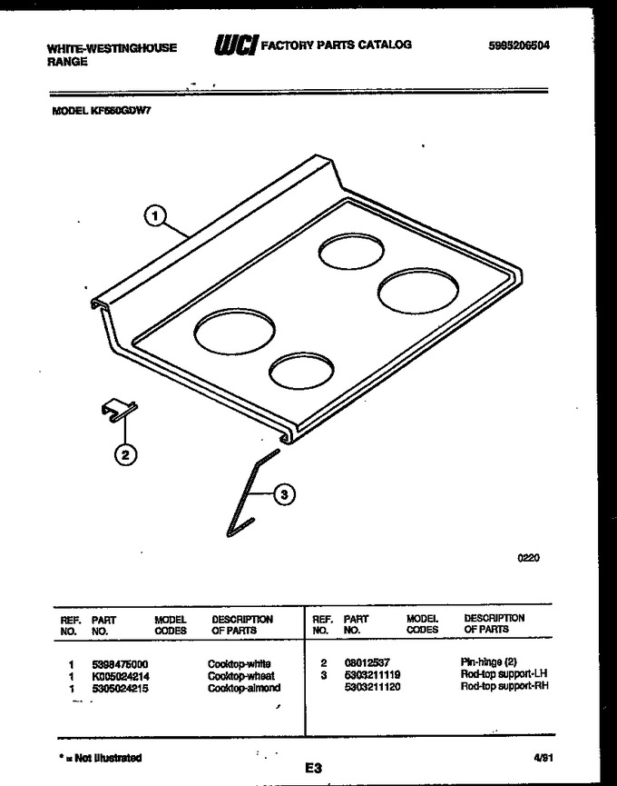 Diagram for KF560GDW7
