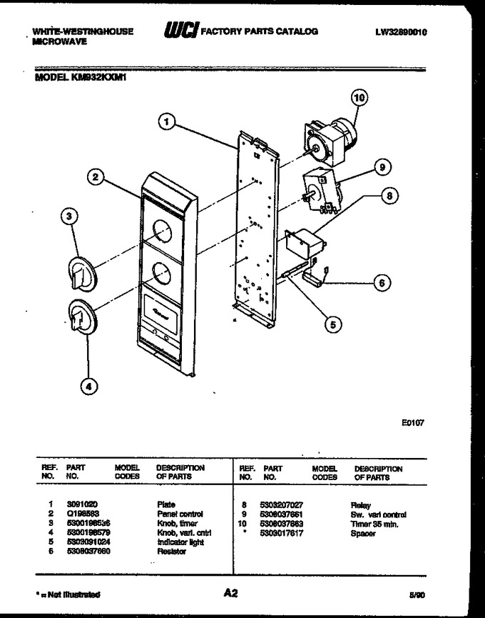 Diagram for KM932KXM1
