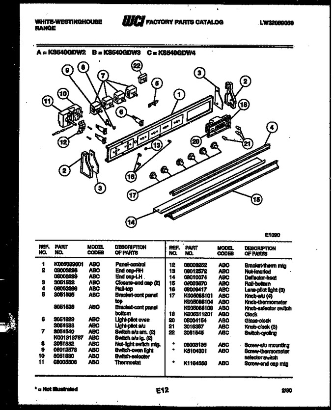 Diagram for KS540GDW4