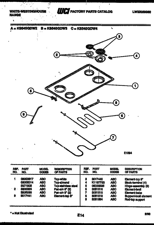 Diagram for KS540GDW3