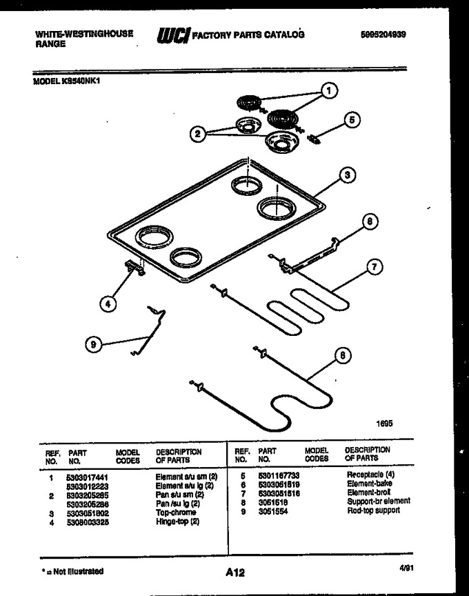 Diagram for KS540NKW1