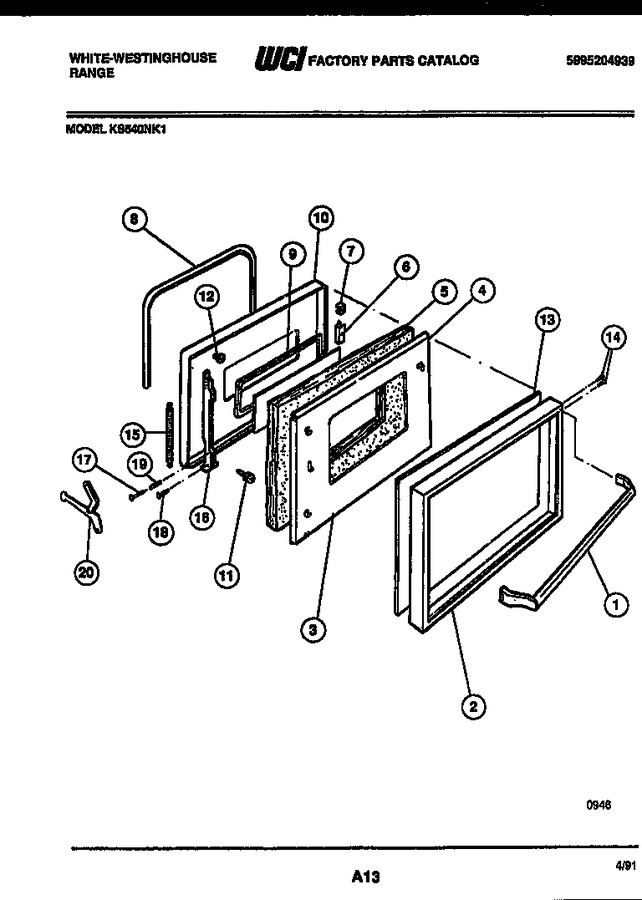 Diagram for KS540NKW1