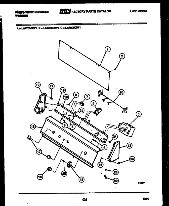 Diagram for LA400MXW1