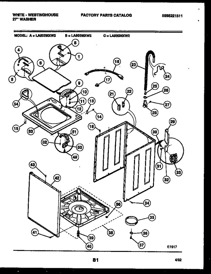 Diagram for LA500MXW2