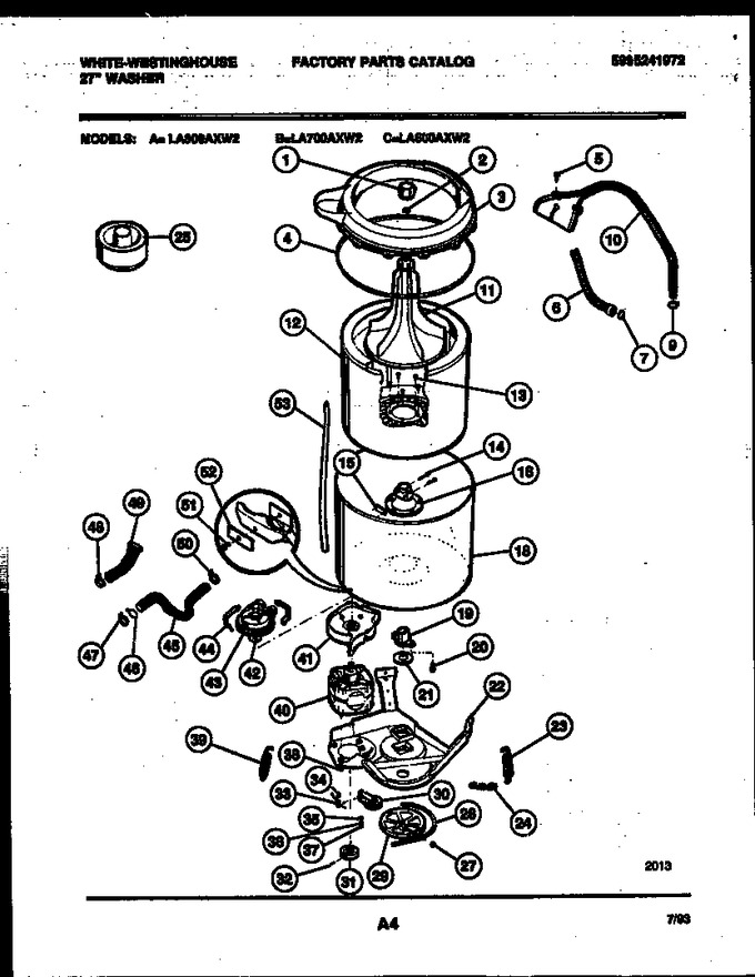 Diagram for LA700AXW2